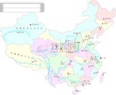 中国矢量地图图片