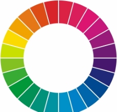 24色标准色环cdr格式图片