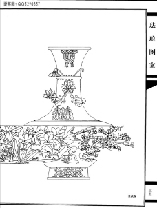 工艺美术白描图《珐琅图案》38图片