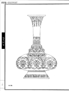 工艺美术白描图《珐琅图案》12图片