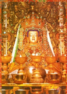 宗教信仰西藏日喀则班禅宗教扎什伦布寺信仰活佛喇嘛佛塔酥油灯21图片