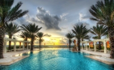 佛罗里达海滨度假圣地游泳池图片