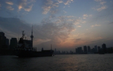 上江浦江上的夕阳图片