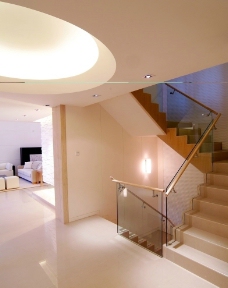 楼梯设计室内设计别墅楼梯转角处图片