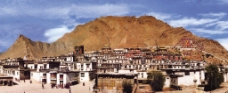 日喀则市扎什伦布寺全景图片