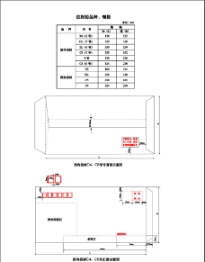 信封示意图