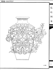 工藝美術白描圖《琺琅圖案》29圖片
