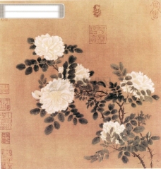 白蔷薇图马远中国传世名画
