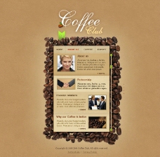 食物背景美食餐厅棕色背景网页模版咖啡咖啡豆人物图片