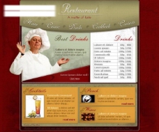 食品背景美食餐厅棕色背景网页模版厨师食品红酒宴席图片