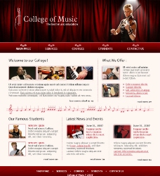 音乐艺术网站图片