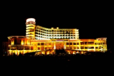 酒店夜景图片
